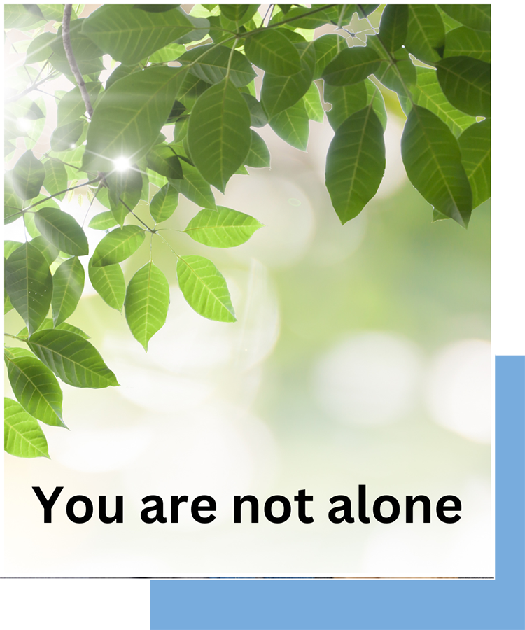 You are not alone